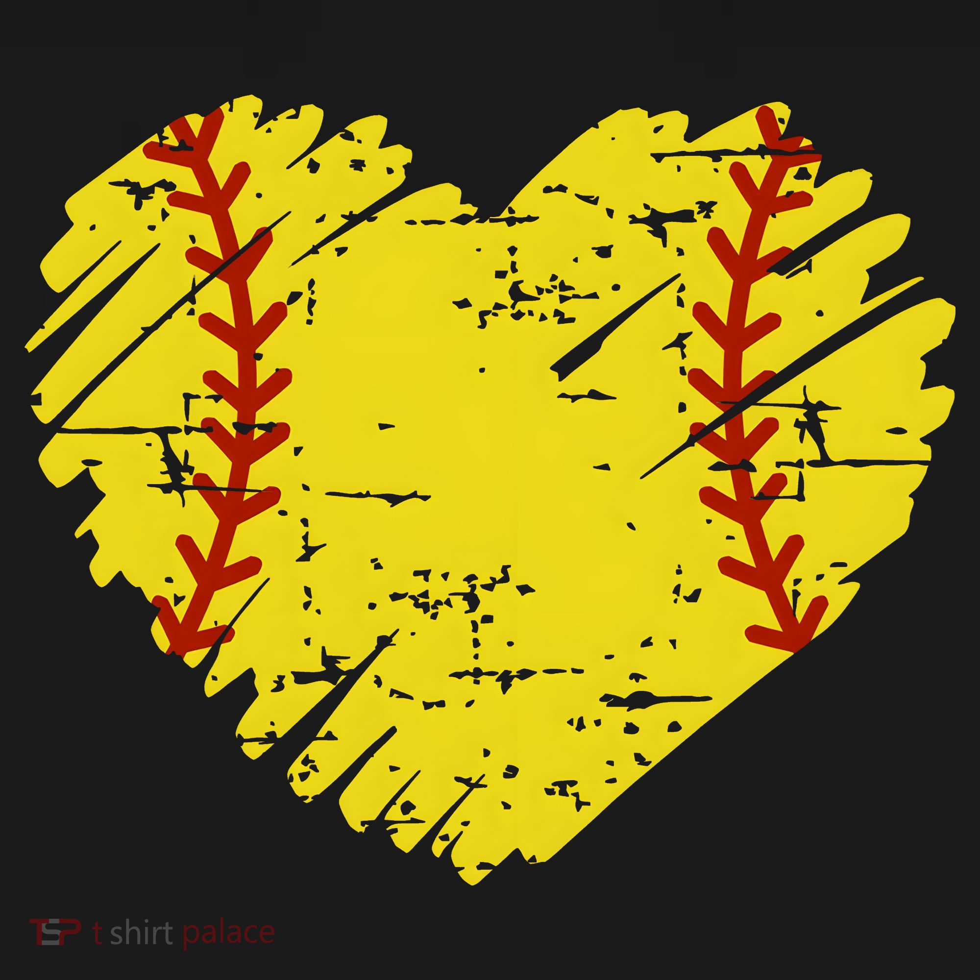 Softball Heart Lover Sporty Sport Women's Hoodie