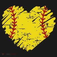 Softball Heart Lover Sporty Sport Visor thumb 3
