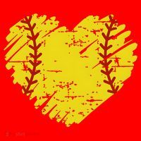 Softball Heart Lover Sporty Sport Santa Hat thumb 1