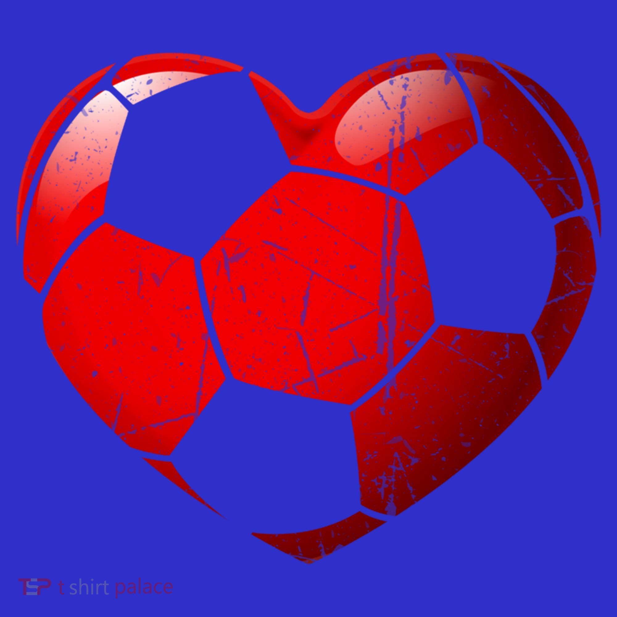 Soccer Heart Love Valentines Day Sport Player Boy Girls Cute Gift T-Shirt