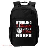 Stealing Hearts Like I Steal Bases Baseball Valentine's Day Backpack thumb 0