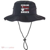 Stealing Hearts Like I Steal Bases Baseball Valentine's Day Bucket Hat thumb 0