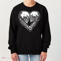 Skull Heart Love Women's Sweatshirt thumb 0