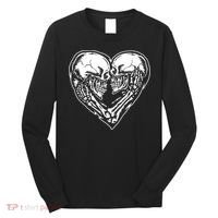Skull Heart Love Long Sleeve Shirt thumb 0