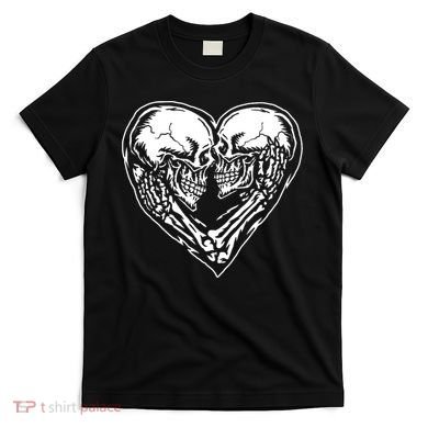 Skull Heart Love T-Shirt