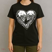 Skull Heart Love T-Shirt thumb 4