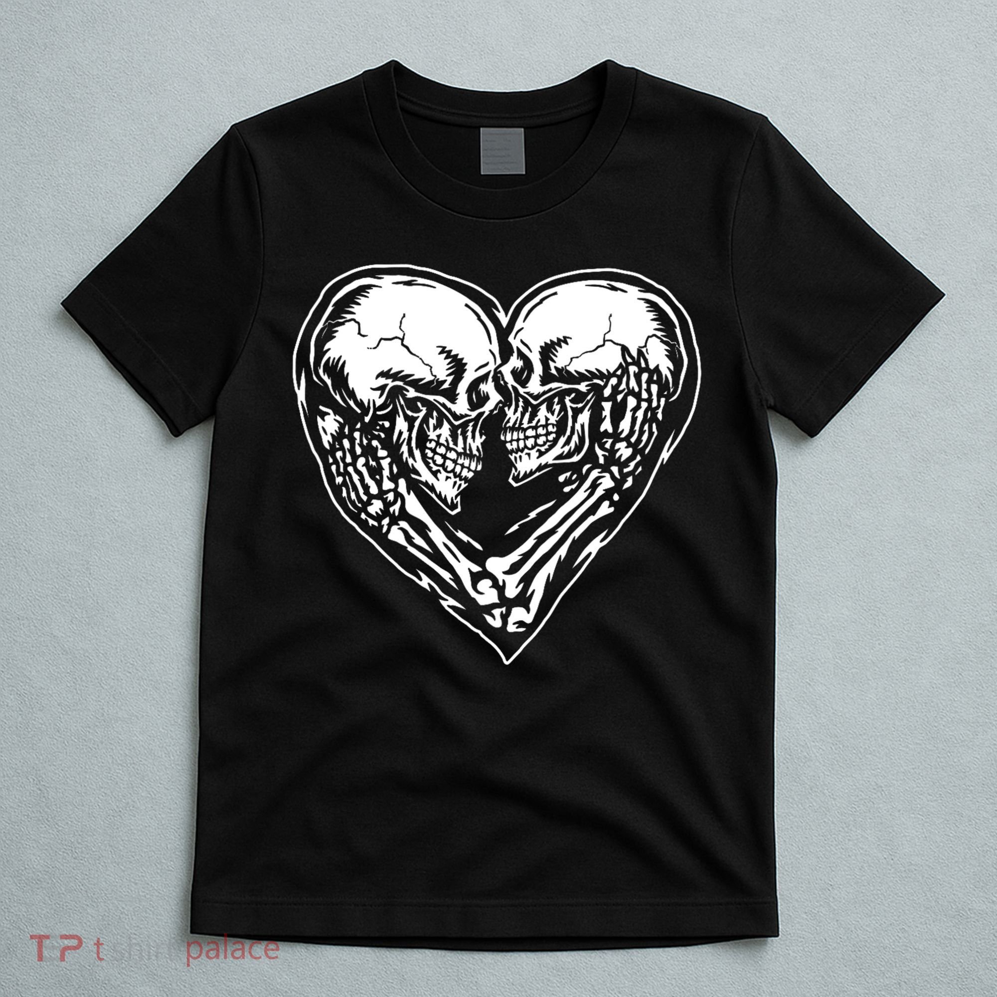 Skull Heart Love T-Shirt