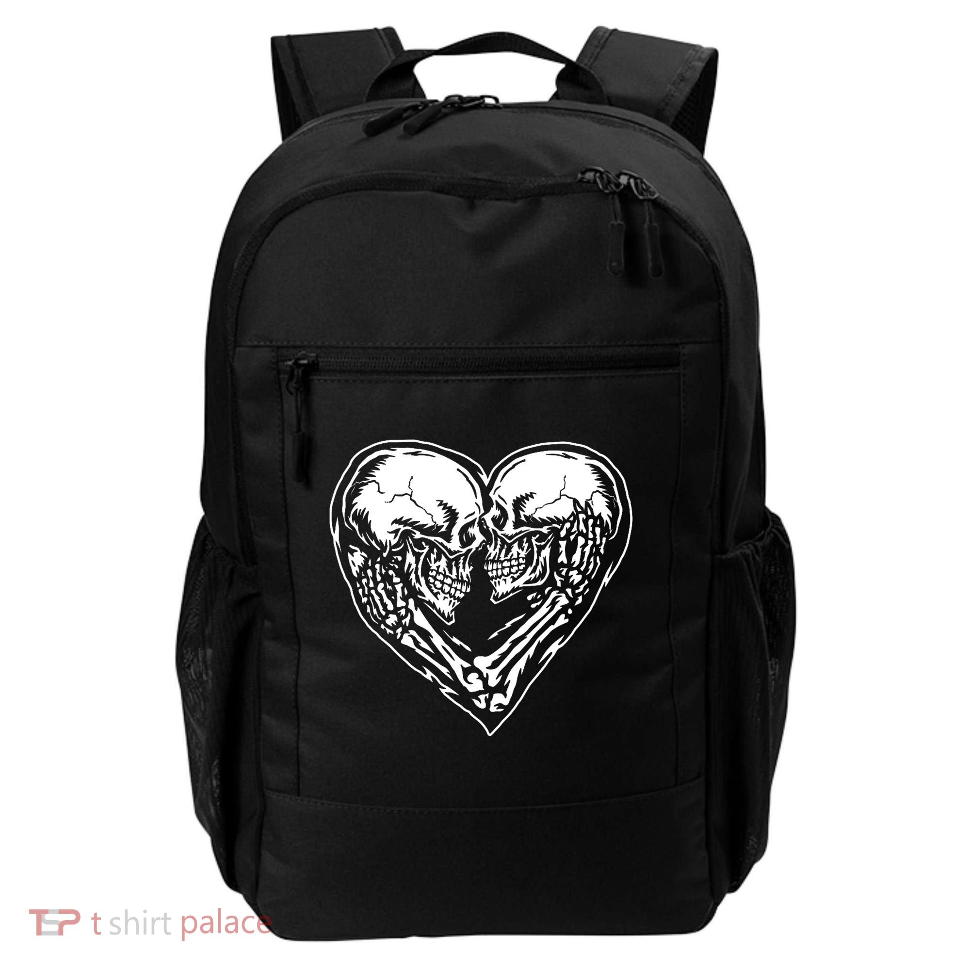 Skull Heart Love Backpack
