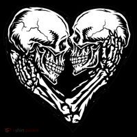 Skull Heart Love Coffee Mug thumb 5