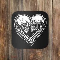 Skull Heart Love Coaster thumb 0