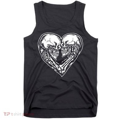 Skull Heart Love Tank Top