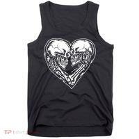 Skull Heart Love Tank Top thumb 0
