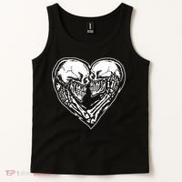 Skull Heart Love Tank Top thumb 2