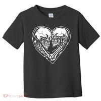 Skull Heart Love Toddler T-Shirt thumb 0