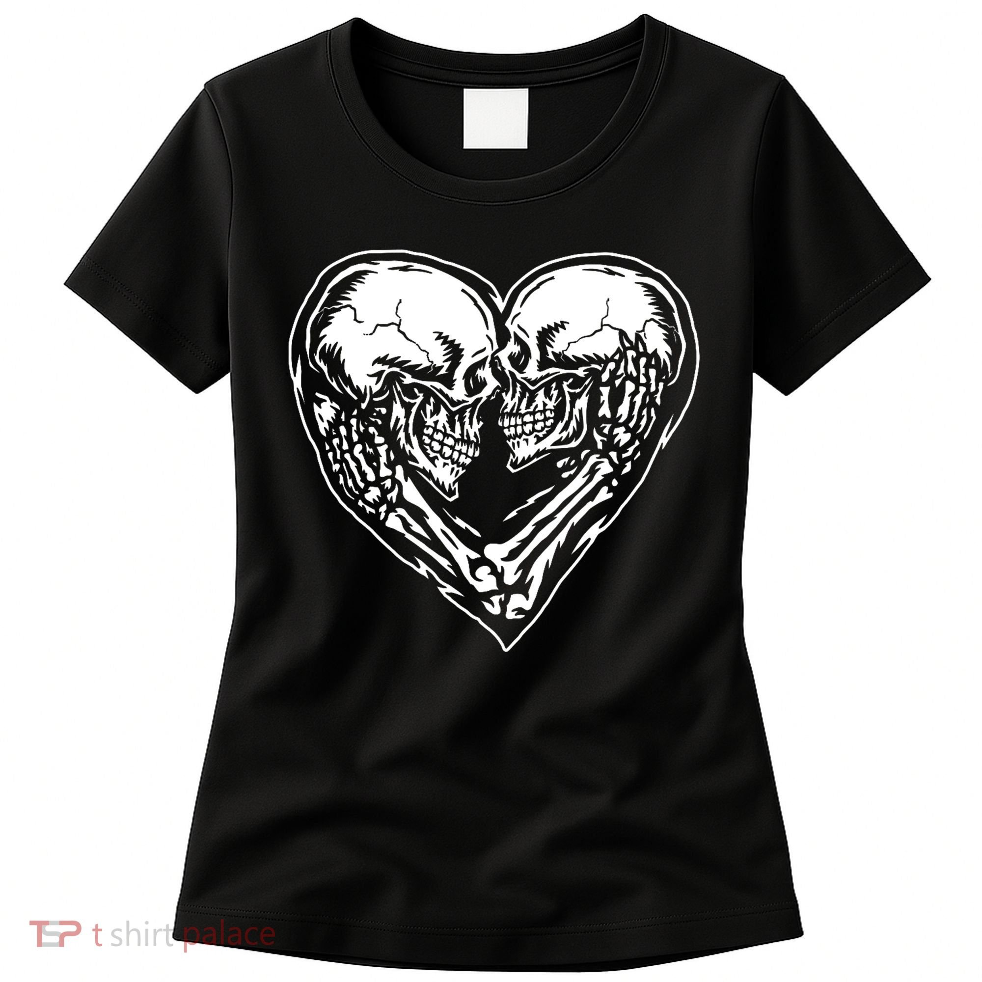 Skull Heart Love Women's T-Shirt