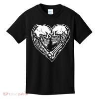 Skull Heart Love Kids T-Shirt thumb 0