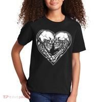 Skull Heart Love Kids T-Shirt thumb 2