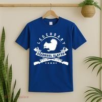 Squirrel Hunter Legendary Squirrel Slayer Squirrel Hunting Cool Gift T-Shirt thumb 2