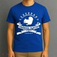 Squirrel Hunter Legendary Squirrel Slayer Squirrel Hunting Cool Gift T-Shirt thumb 3