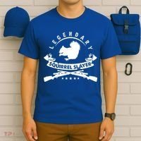 Squirrel Hunter Legendary Squirrel Slayer Squirrel Hunting Cool Gift T-Shirt thumb 6