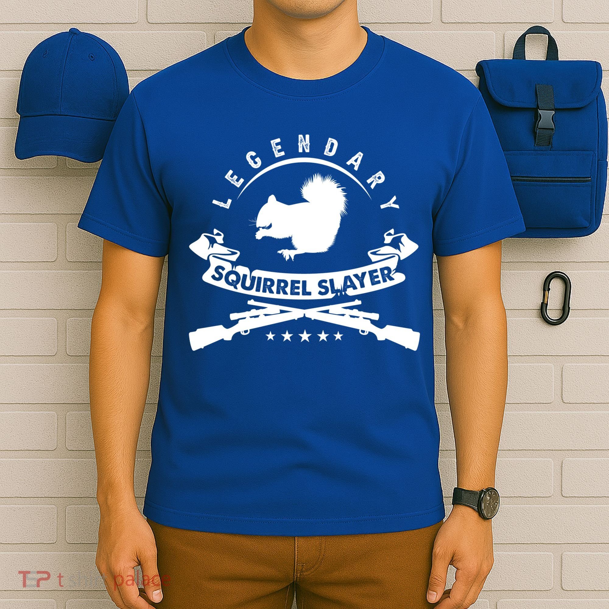 Squirrel Hunter Legendary Squirrel Slayer Squirrel Hunting Cool Gift T-Shirt
