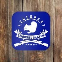 Squirrel Hunter Legendary Squirrel Slayer Squirrel Hunting Cool Gift Coaster thumb 0