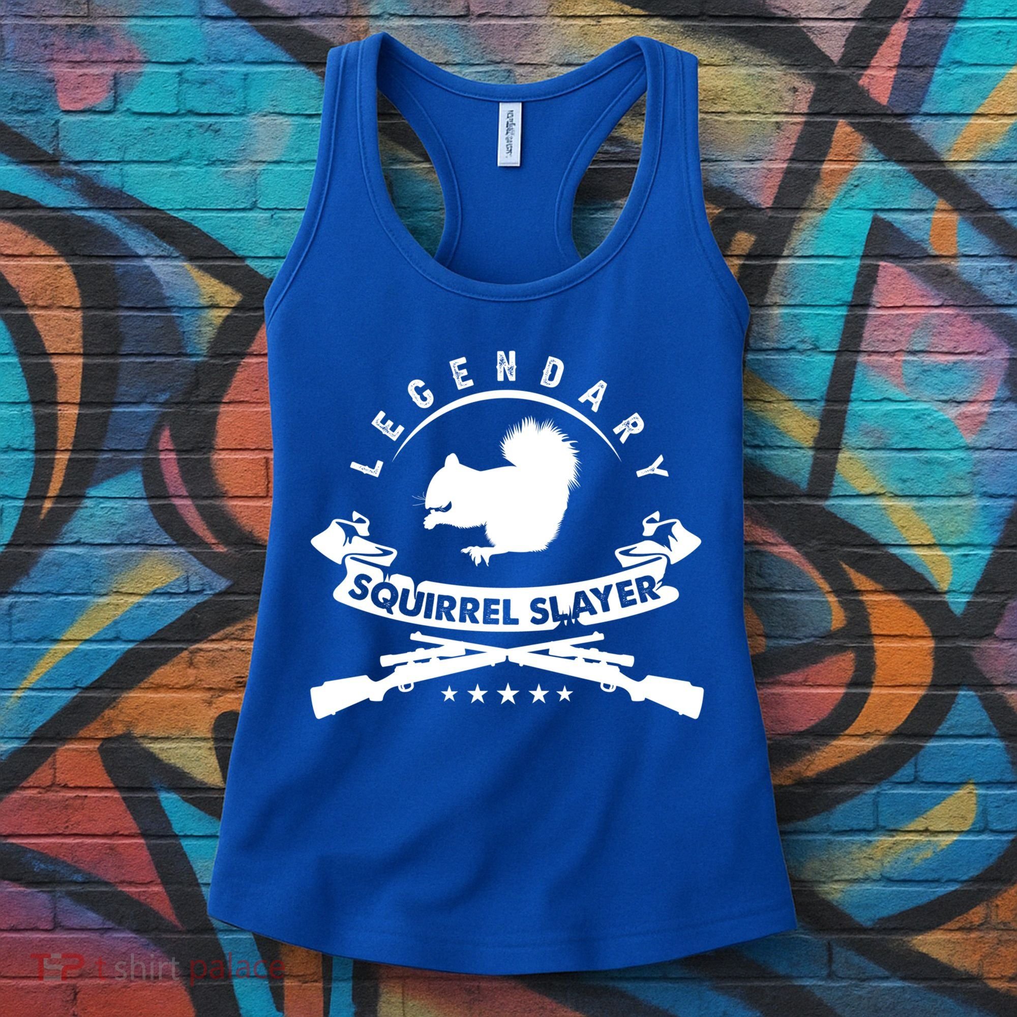 Squirrel Hunter Legendary Squirrel Slayer Squirrel Hunting Cool Gift Women's Tank Top