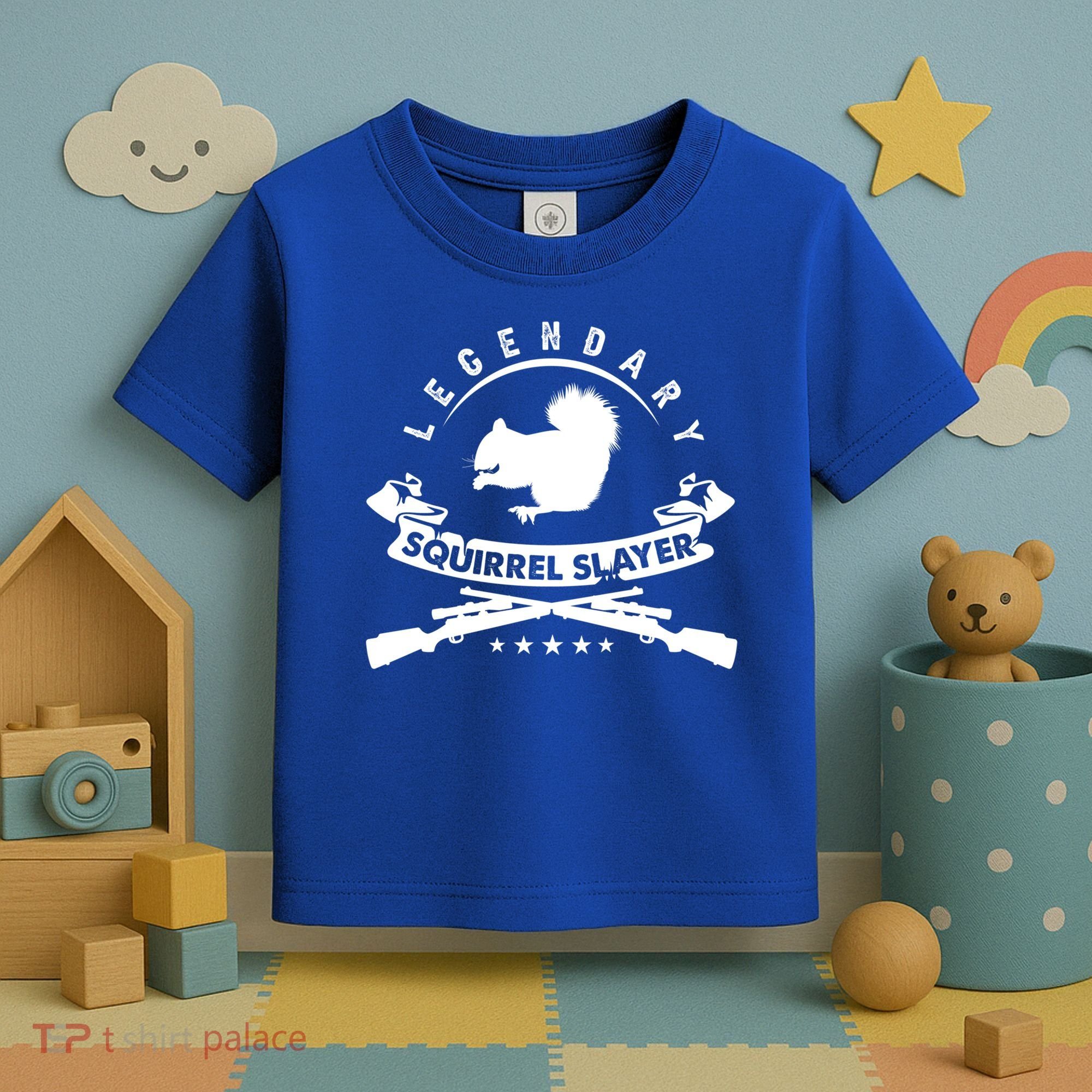 Squirrel Hunter Legendary Squirrel Slayer Squirrel Hunting Cool Gift Toddler T-Shirt