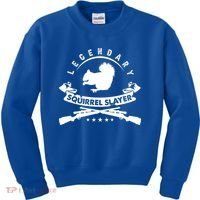Squirrel Hunter Legendary Squirrel Slayer Squirrel Hunting Cool Gift Kids Sweatshirt thumb 0