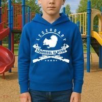 Squirrel Hunter Legendary Squirrel Slayer Squirrel Hunting Cool Gift Kids Hoodie thumb 2