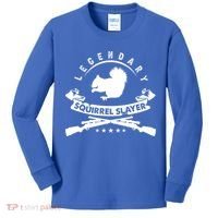 Squirrel Hunter Legendary Squirrel Slayer Squirrel Hunting Cool Gift Kids Long Sleeve Shirt thumb 0
