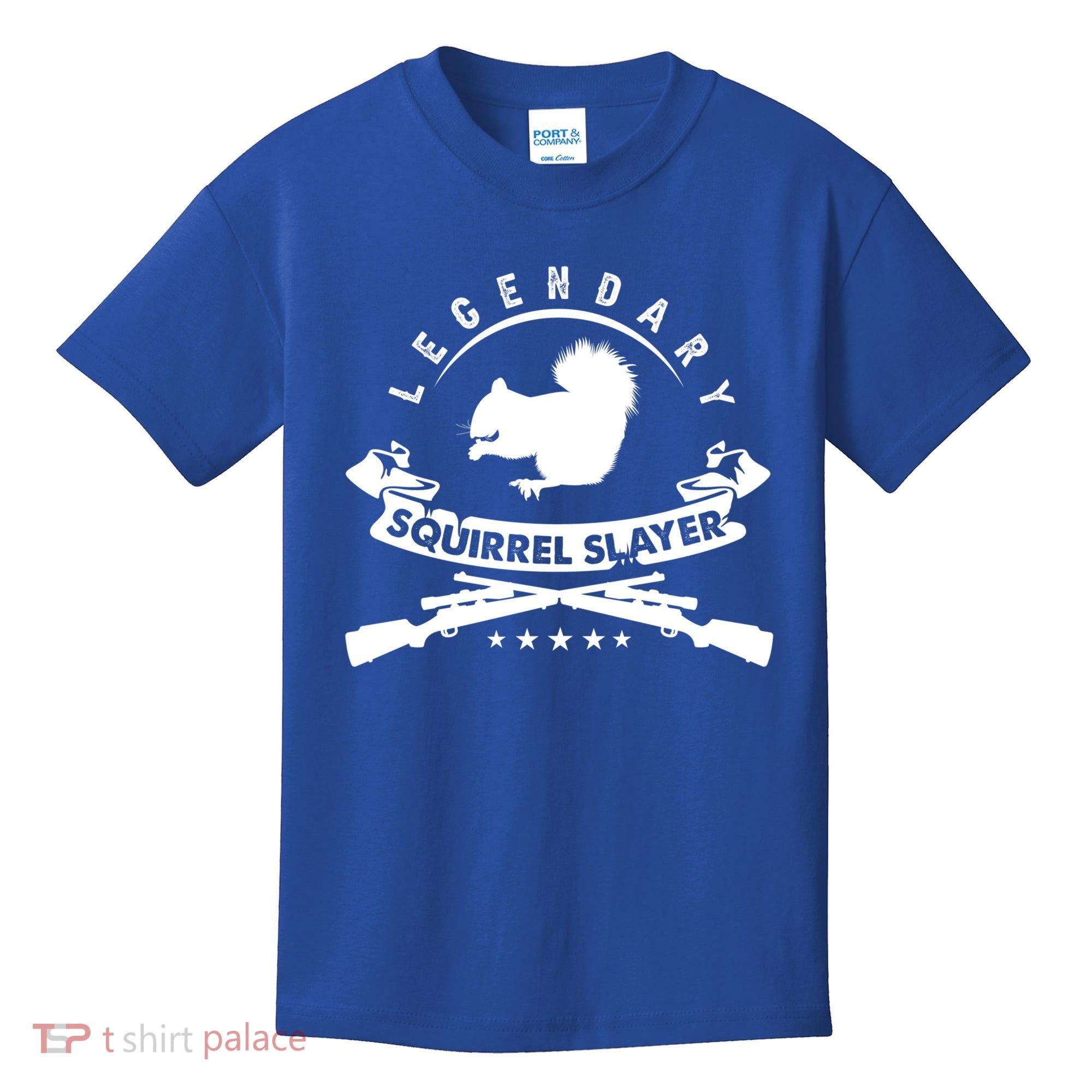 Squirrel Hunter Legendary Squirrel Slayer Squirrel Hunting Cool Gift Kids T-Shirt