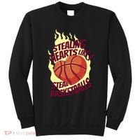 Stealing Hearts Like I Steal Basketballs Sweatshirt thumb 0