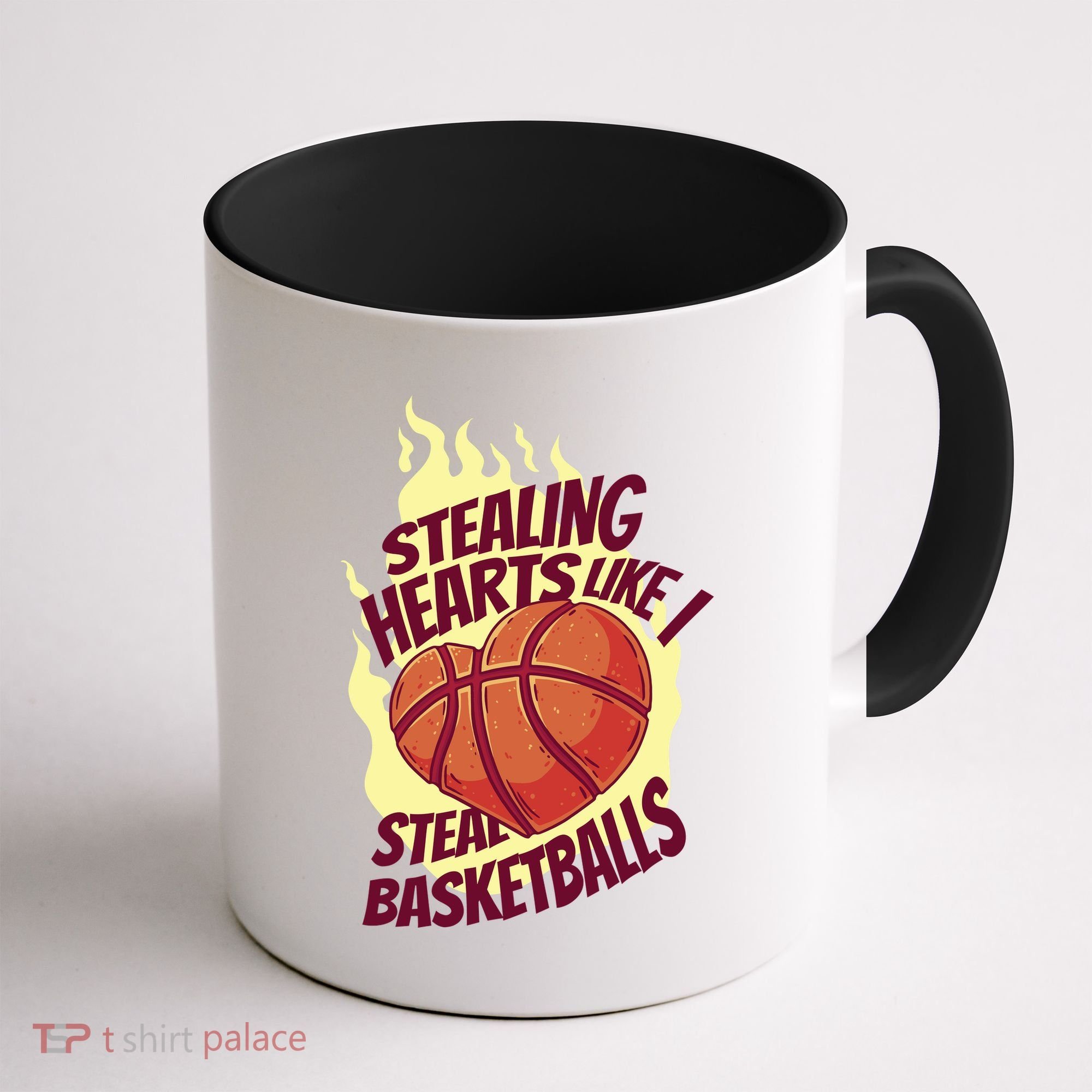 Stealing Hearts Like I Steal Basketballs Coffee Mug