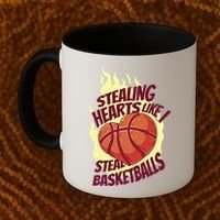 Stealing Hearts Like I Steal Basketballs Coffee Mug thumb 2