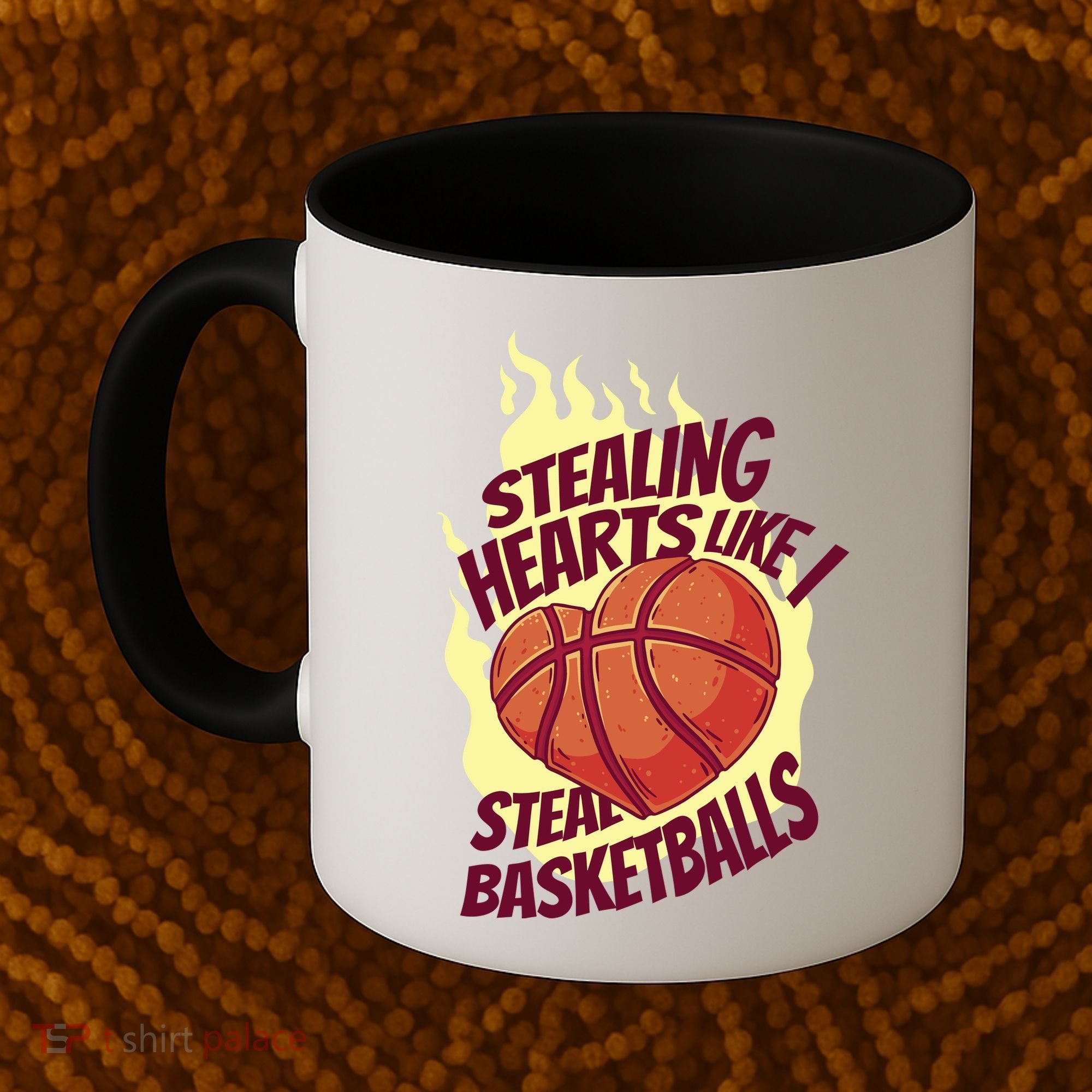 Stealing Hearts Like I Steal Basketballs Coffee Mug