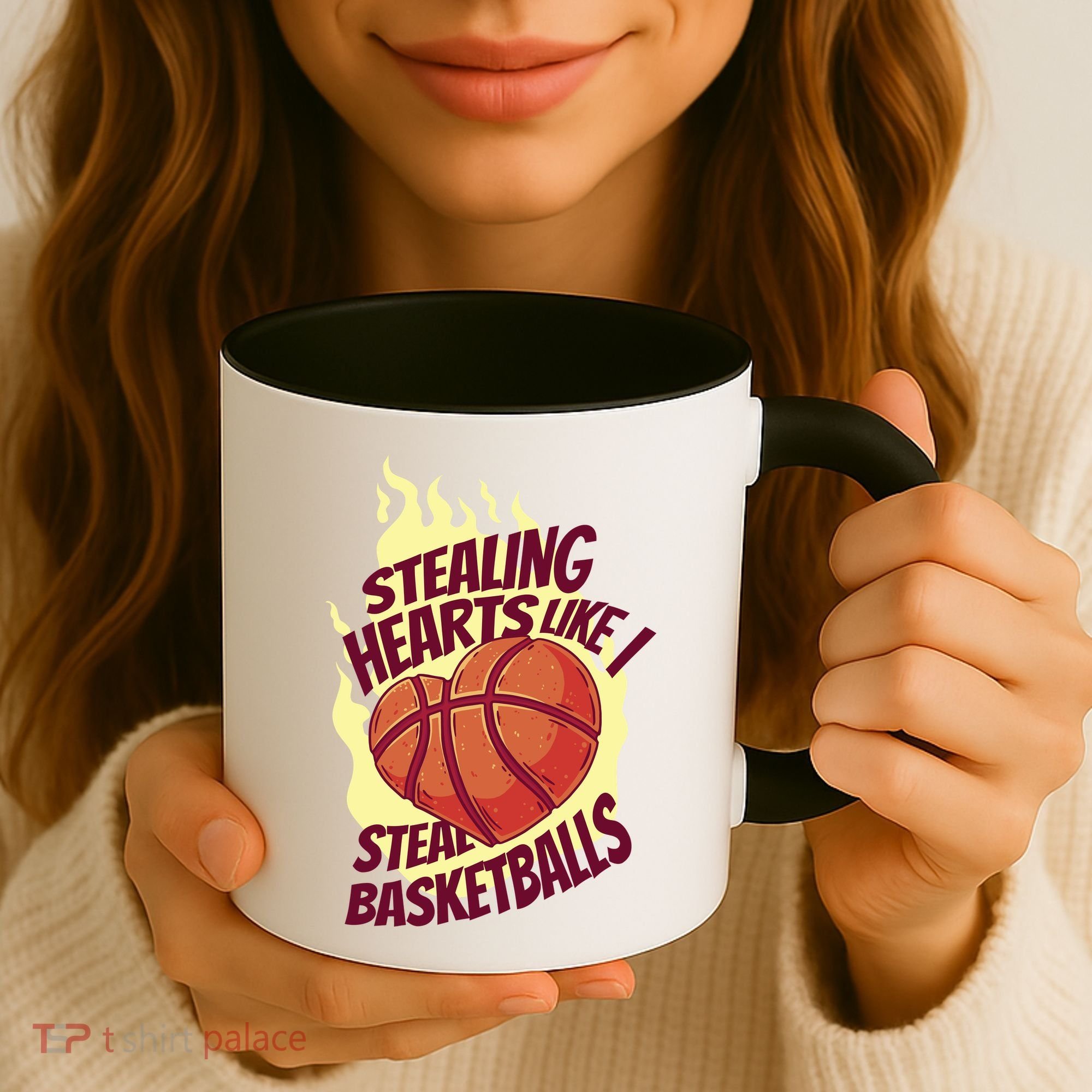Stealing Hearts Like I Steal Basketballs Coffee Mug