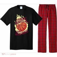 Stealing Hearts Like I Steal Basketballs Pajama Set thumb 0