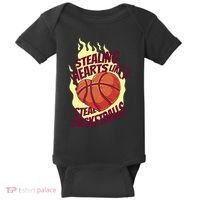 Stealing Hearts Like I Steal Basketballs Baby Bodysuit thumb 0