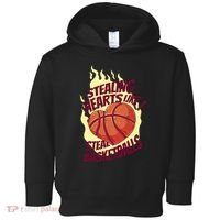 Stealing Hearts Like I Steal Basketballs Toddler Hoodie thumb 0