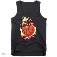 Stealing Hearts Like I Steal Basketballs Tank Top thumb 0