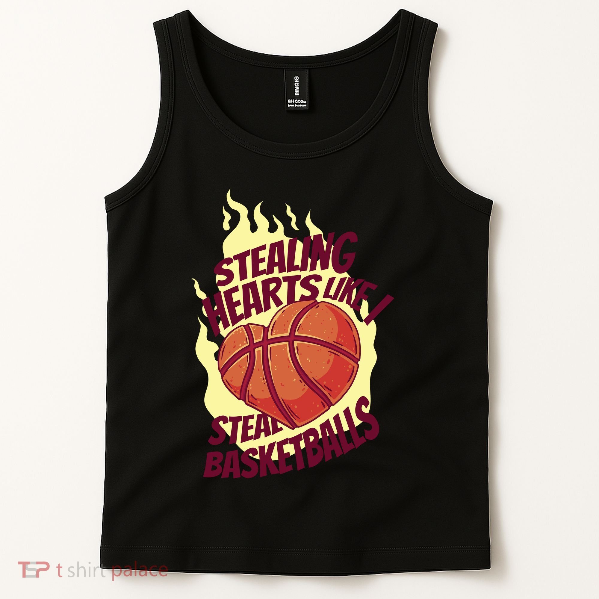 Stealing Hearts Like I Steal Basketballs Tank Top