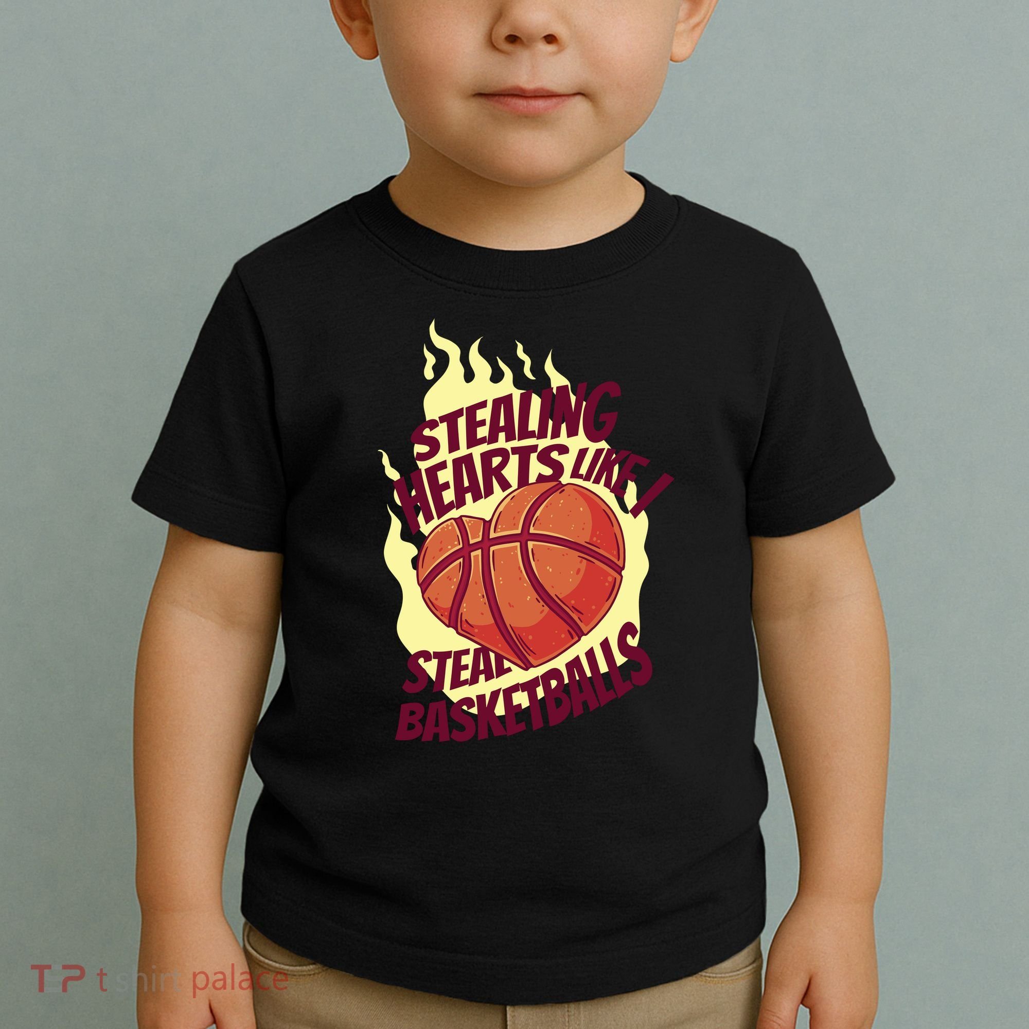 Stealing Hearts Like I Steal Basketballs Toddler T-Shirt