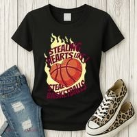 Stealing Hearts Like I Steal Basketballs Women's T-Shirt thumb 3