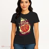 Stealing Hearts Like I Steal Basketballs Women's T-Shirt thumb 4