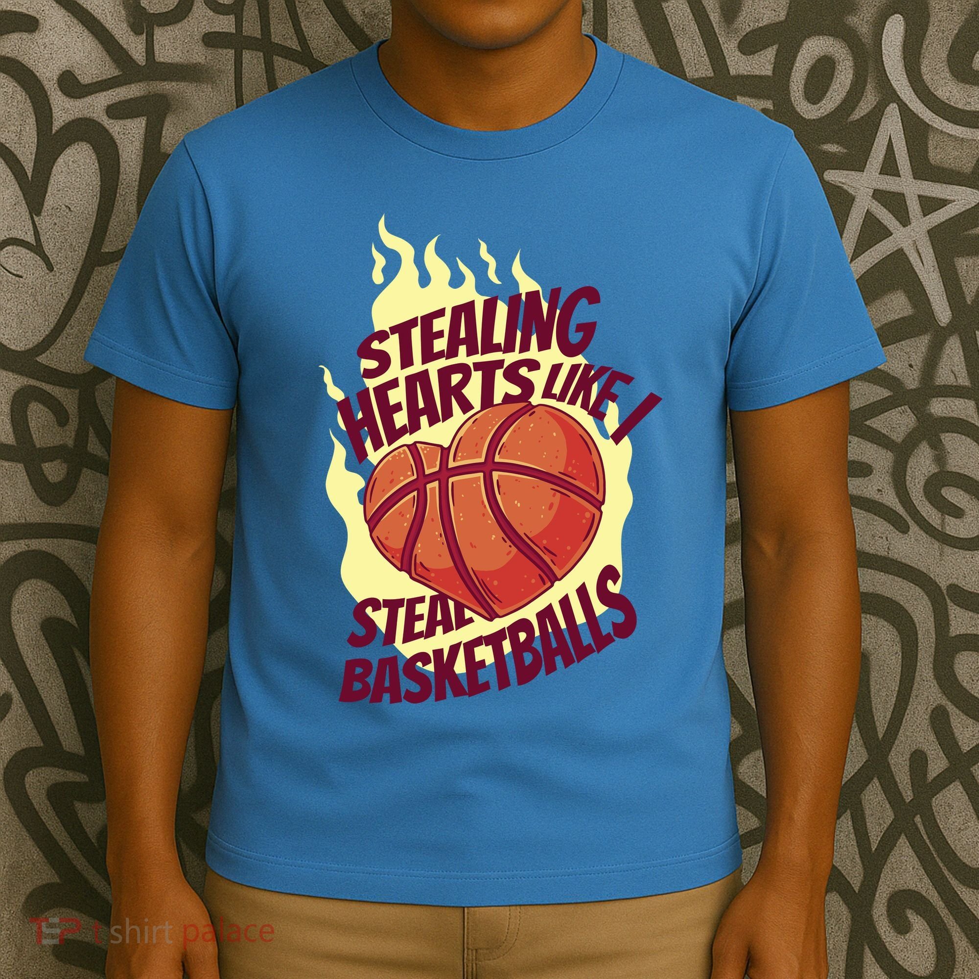 Stealing Hearts Like I Steal Basketballs T-Shirt