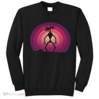 Siren Head Lazy Halloween Costume Retro Cryptid Creepy Sweatshirt thumb 0