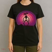 Siren Head Lazy Halloween Costume Retro Cryptid Creepy T-Shirt thumb 4