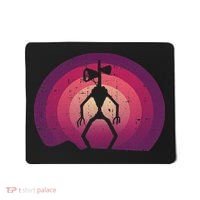 Siren Head Lazy Halloween Costume Retro Cryptid Creepy Mousepad thumb 0
