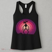 Siren Head Lazy Halloween Costume Retro Cryptid Creepy Women's Tank Top thumb 3